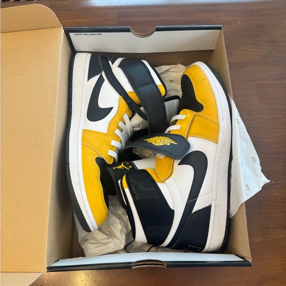 Nike Other - Nike Jordan 1 Fly Ease Yellow and Black Sneakers
